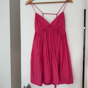 Reformation Hot Pink Amara Dress